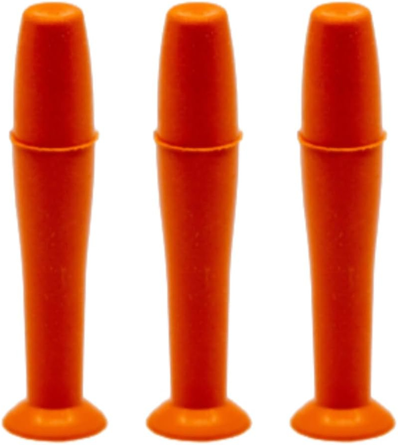 DMV Ultra Hard Contact Lens Remover (Orange, 3 Count (Pack of 1))
