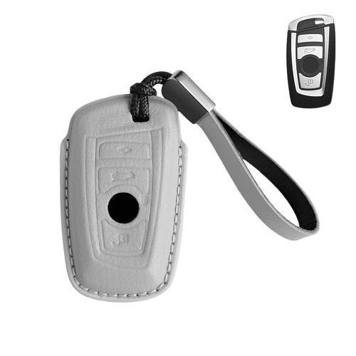 Genuine Leather Car Key Fob Case Cover For BMW 1 2 3 4 5 6 X3 X4 F10 M2