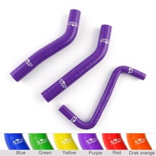 Kits de manguera de radiador de silicona para ATV para Honda TRX450R TRX450ER Purple Fit 04-18