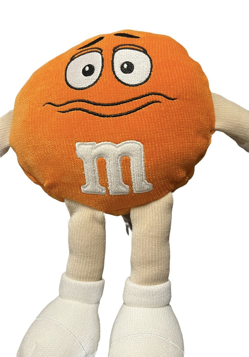 Orange M&M Plush 15” Soft Stuffed Animal Doll New M & M Authentic