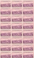 SCOTT 773  CALIFORNIA PACIFIC EXPO 3 CENT MNH FULL SHEET OF 50