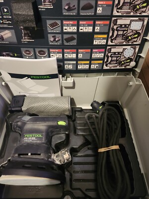 Festool ETS 125 REQ Orbital Sander With Carry Case.  Includes All In Pictures 