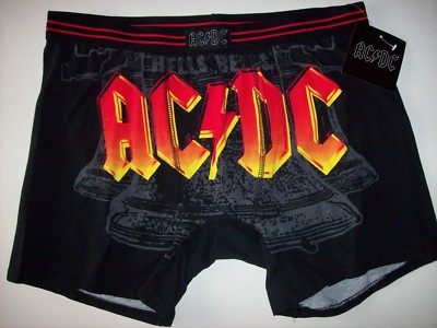 ACDC Boxer Briefs Men's Underwear Sleepwear S M L XL XXL Tour 1982
