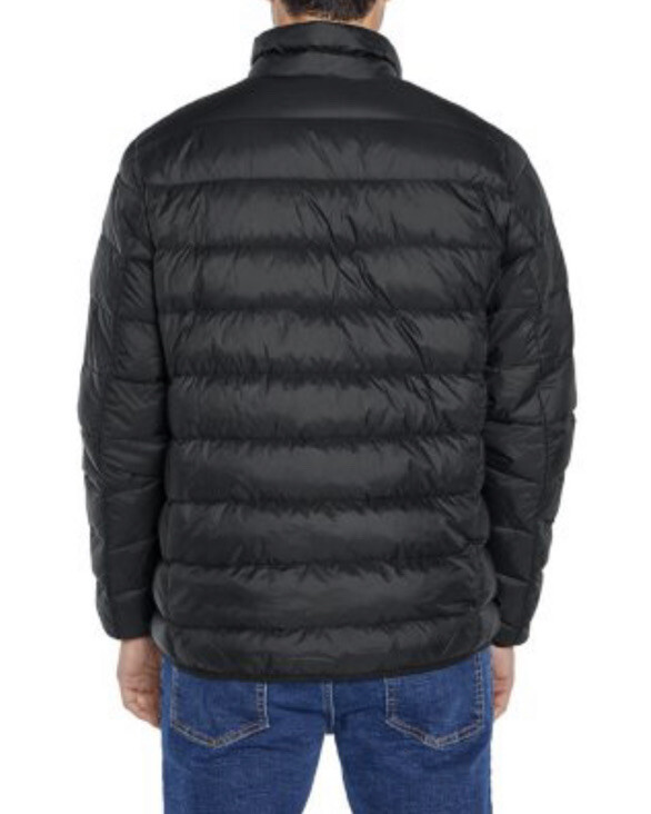 Eddie Bauer Men's Down Packable Jacket Microlight Size Medium Black 650