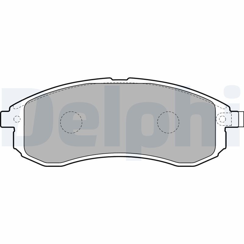 Plaquettes de frein DELPHI LP1808 haute précision MITSUBISHI L200