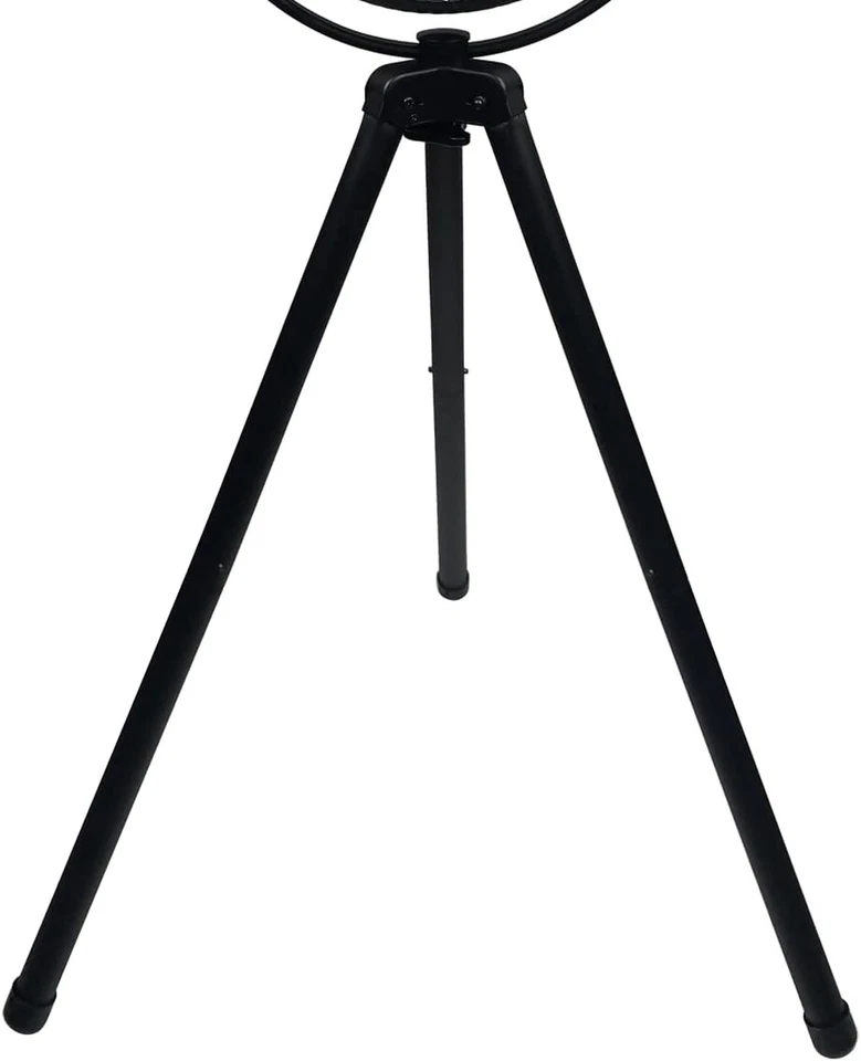 Ventilador tripé de metal Hunter 90646, inclinação ajustável, 3 velocidades, 12", preto fosco NOVO - Imagem 4 de 4