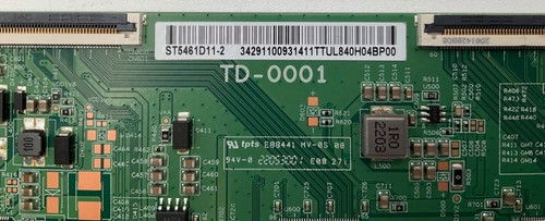 TCON Board ST5461D11-2 (1-011-256-11) for Sony BRAVIA KD55X85J, XR55X90J TVs - Picture 2 of 5