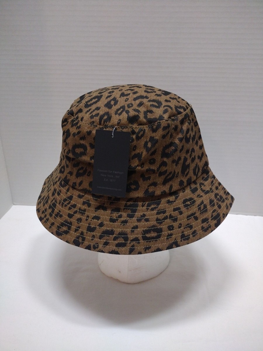 ☆のの☆ David and Young Dark Brown/Black Leopard Animal Print Hat | eBay