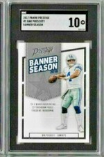 2017 Panini Prestige Dak Prescott Banner Season SGC 10