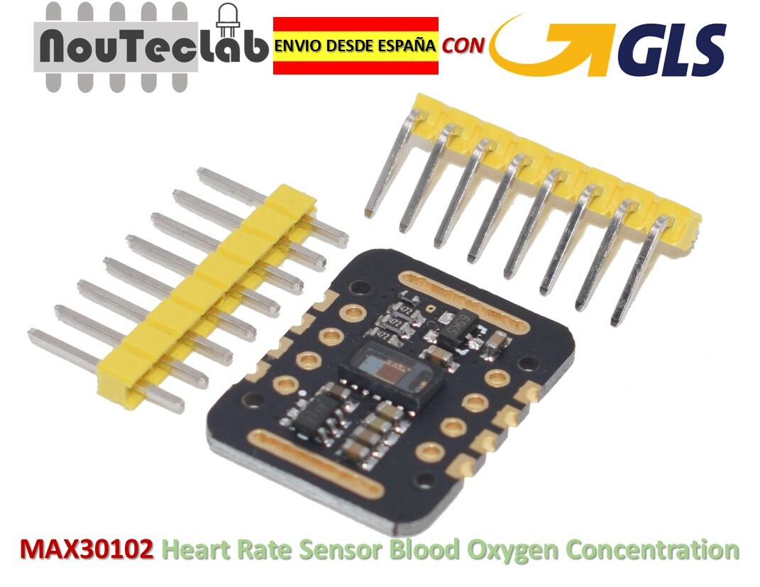 MAX30102 Heart Rate Sensore Pulse Detection Blood Oxygen Concentration Test