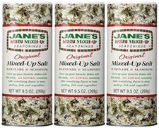 Jane's Krazy Mixed-up Original Salt Blend 9.5 Oz Pack Ounce of 3 
