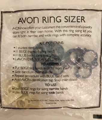 avon ring sizer
