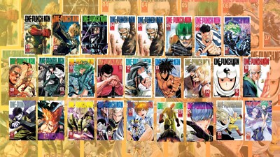 One-Punch Man Volume 1-28 Complete Collection Set Paperback