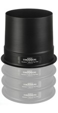 City Theatrical 2850 Stackers 7-1/2" Frame Size Tapered 6" Top Hat - BLACK