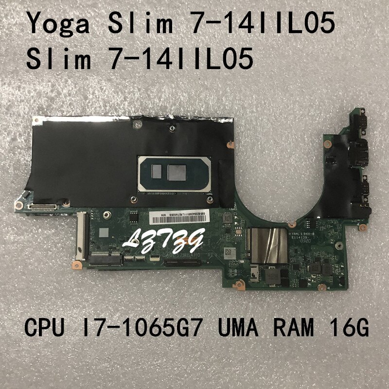 For Lenovo ideapad Yoga Slim 7-14IIL05 Motherboard I7-1065G7 UMA 