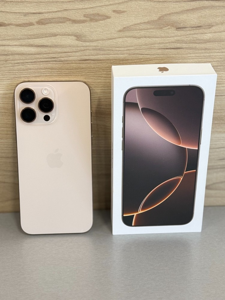 Apple iPhone 16 Pro Max Desert Titanium 256 GB (Unlocked) Live Demo (Wiped)
