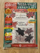 Cards & Papercraft Magazine 261 Dies Festive Holiday Stamps Craft Art US SELLER