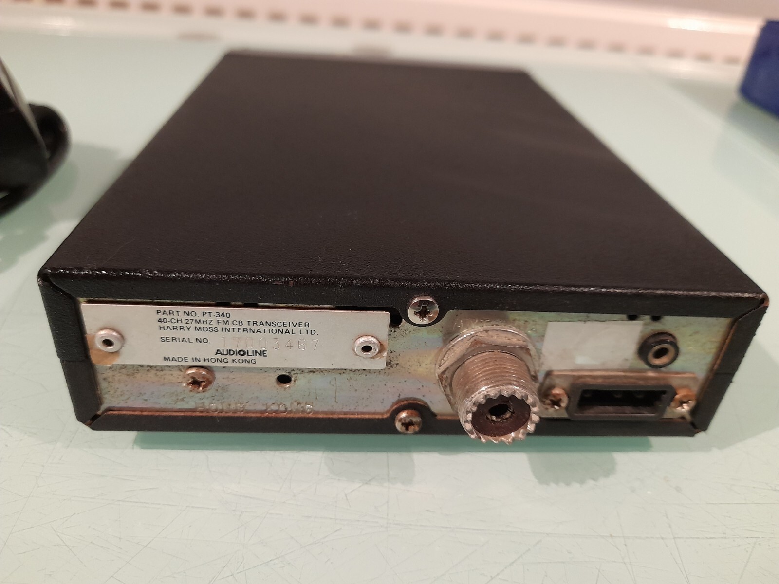 audioline 340 40ch cb radio with original mike and working eBay