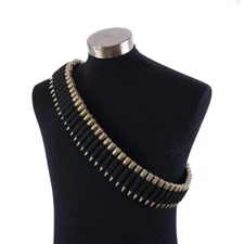 50 Round Rifle Bullet Cartridge Bandolier Ammo Belt for .38 30-30 .357 410 30-06