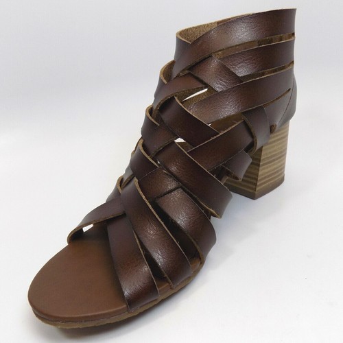 NEW! Blowfish Malibu Flane Ankle Women's Heel Brown Sandals Size 8.0 M - Picture 2 of 9
