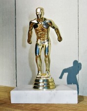 Vintage Natation Natation Rencontre Sports TROPHY Base Marbre Freestyle Swimmer PRIX