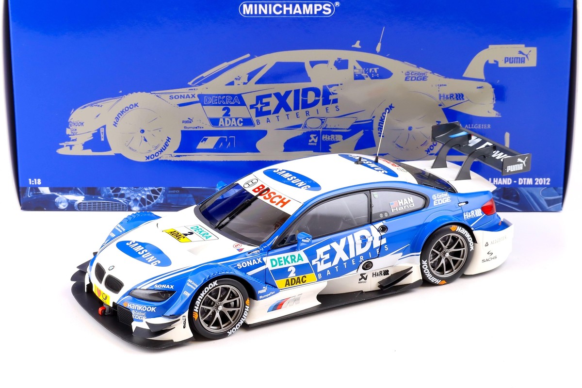 BMW M3 DTM 2012 RMG Exide ミニカー ミニチャンプス18