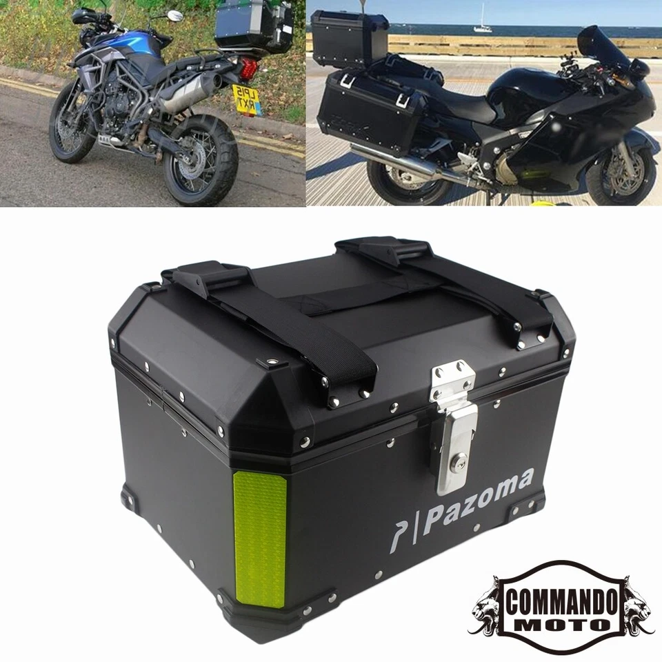Rear Trunk Luggage Top Case For Harley Honda BMW F800 R1200 R1250 GS R S ST - Image 2 of 4