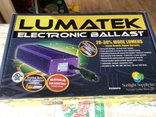 Lumatek Model LK600 - 600W 120/240V Electronic Ballast For Grow Lights UNTESTED