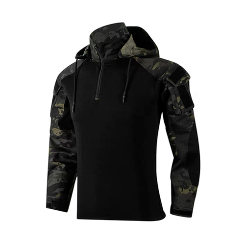 Men Military Tactical Hoody Shirt Combat Uniform Camouflage Hooded Army Clothes eBay