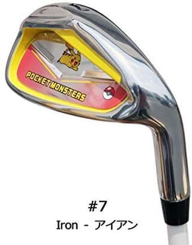 Pokemon Junior Golf Set Club 3 pcs set + stand bag (110-130cm) FedEx Free shipp - Picture 3 of 6