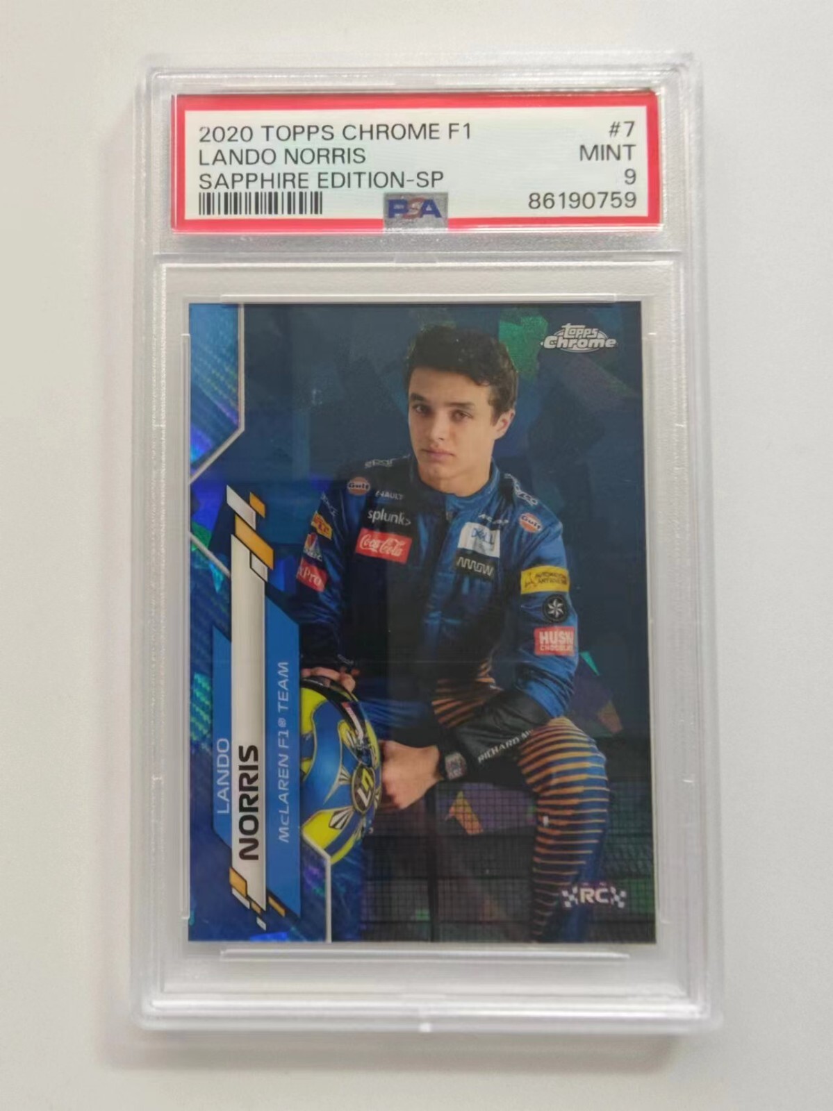 Graded Sports Card 2020 Topps Chrome F1 Max Verstappen #5 Track