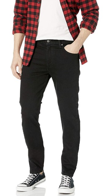 levi's 512 slim taper black