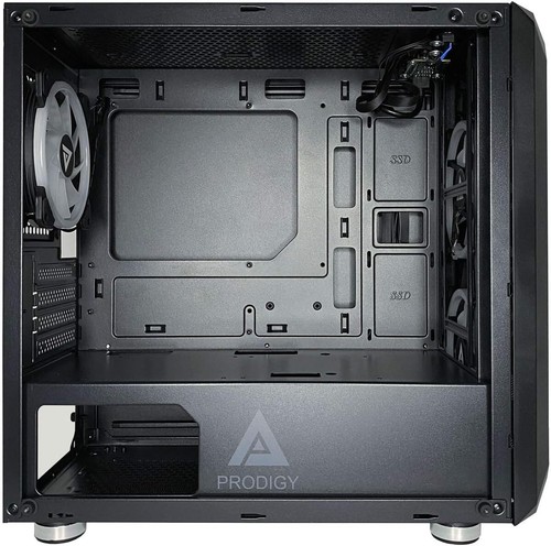 Innovative Micro-ATX Computer Case with Tempered Glass, RGB Fans & Audio Ports - Picture 6 of 11