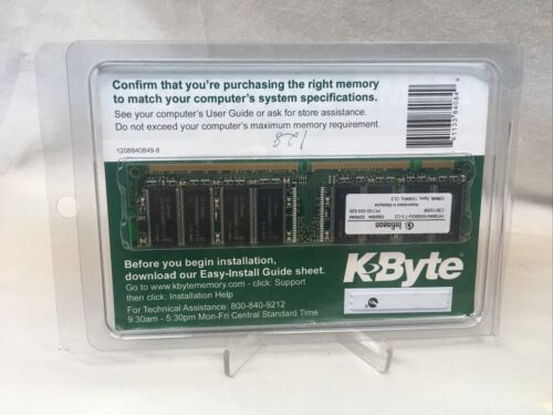 KBYTE 256MB SDRAM DT PC100/PC133 - 168 pin Memory Upgrade DIMM New - Picture 3 of 5