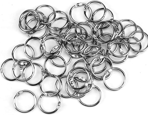 120 Stück Binder Ringe 15mm, Buchring Buchbinderinge Heftringe Karteikarten R... - Bild 8 von 9