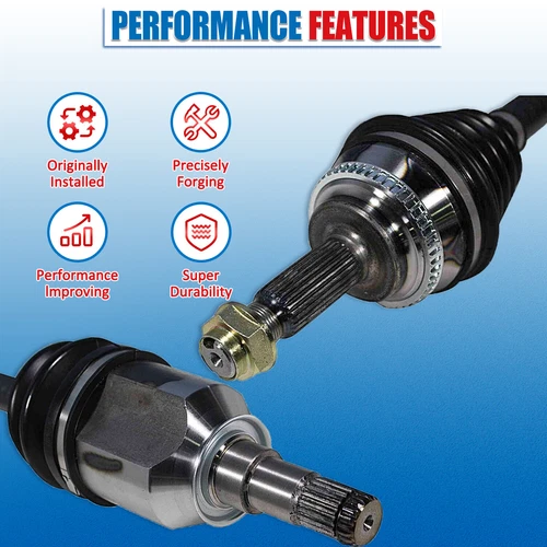 CV Axle Shaft Front Left & Right Set fit for Toyota Corolla 1.8L 4 Cyl 2009-2018 - Picture 5 of 12