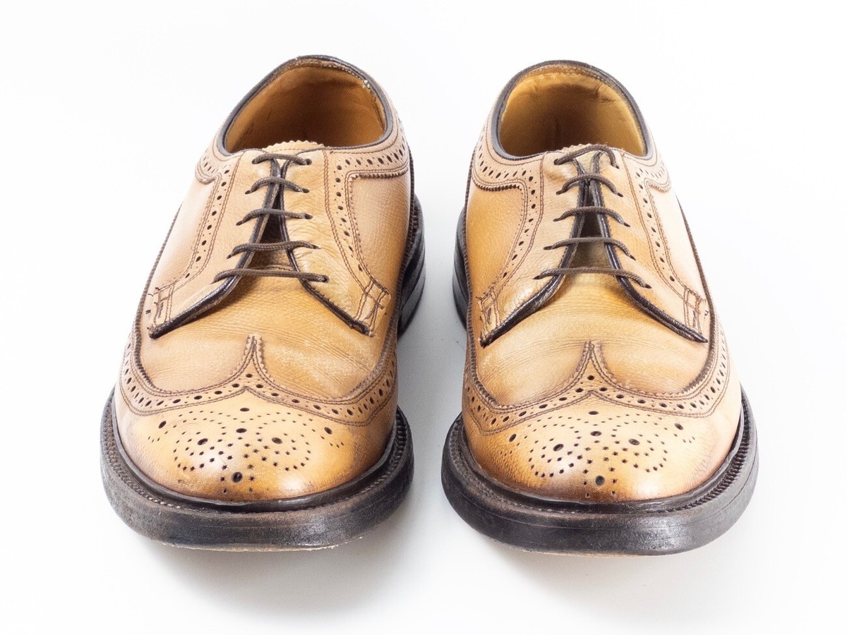 RARE 1970s | FLORSHEIM IMPERIAL 7D GOLDEN HARVEST 93631 V-CLEAT