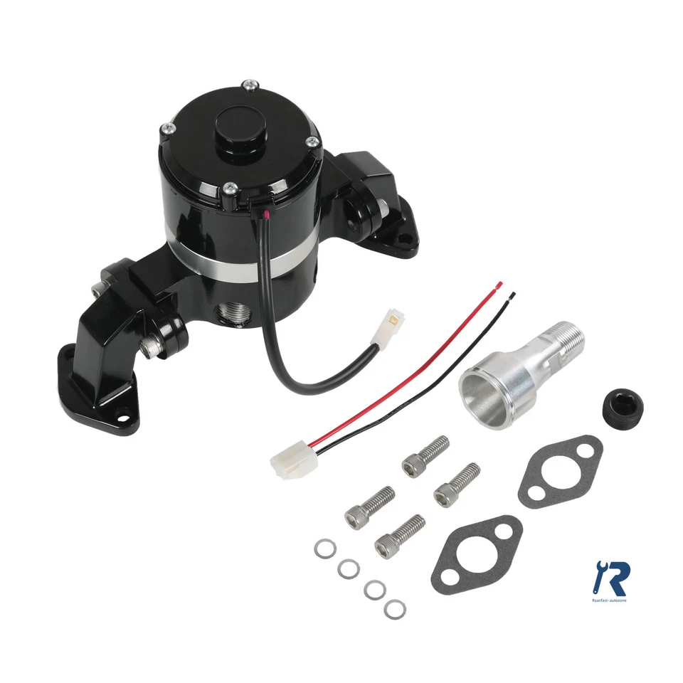Bomba de agua eléctrica para Black Big Block Chevy 390 427 454 EWP BBC alto volumen Foto 2 de 4