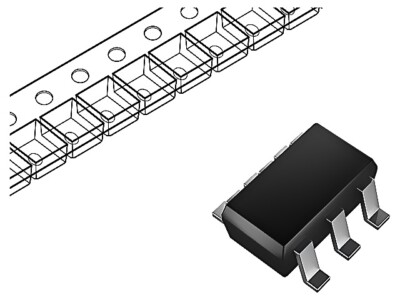 2X SN65220DBVR Diode: TVS Array 7V 3A Unidirektional SOT23-6 Ch: 2 TEXAS INSTRUM
