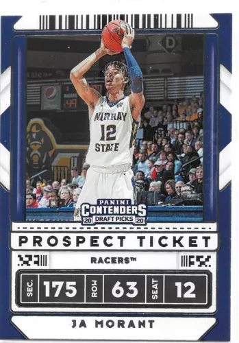2020-21 Panini Contenders Draft Picks - Variation Ja Morant #44 Prospect Ticket