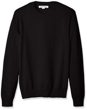 Amazon Essentials Men's Long-Sleeve Crewneck Sweater, 100% Cotton, Big & Tall