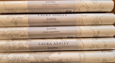 LAURA ASHLEY JOSETTE  DOVE GREY/WHITE ORIGINAL WALLPAPER NEW 5 Rolls Same Batch