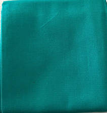 Quilting Fabric Blue Green Color Solid Half Yard Cut 18" x 42-44" 100 Cotton