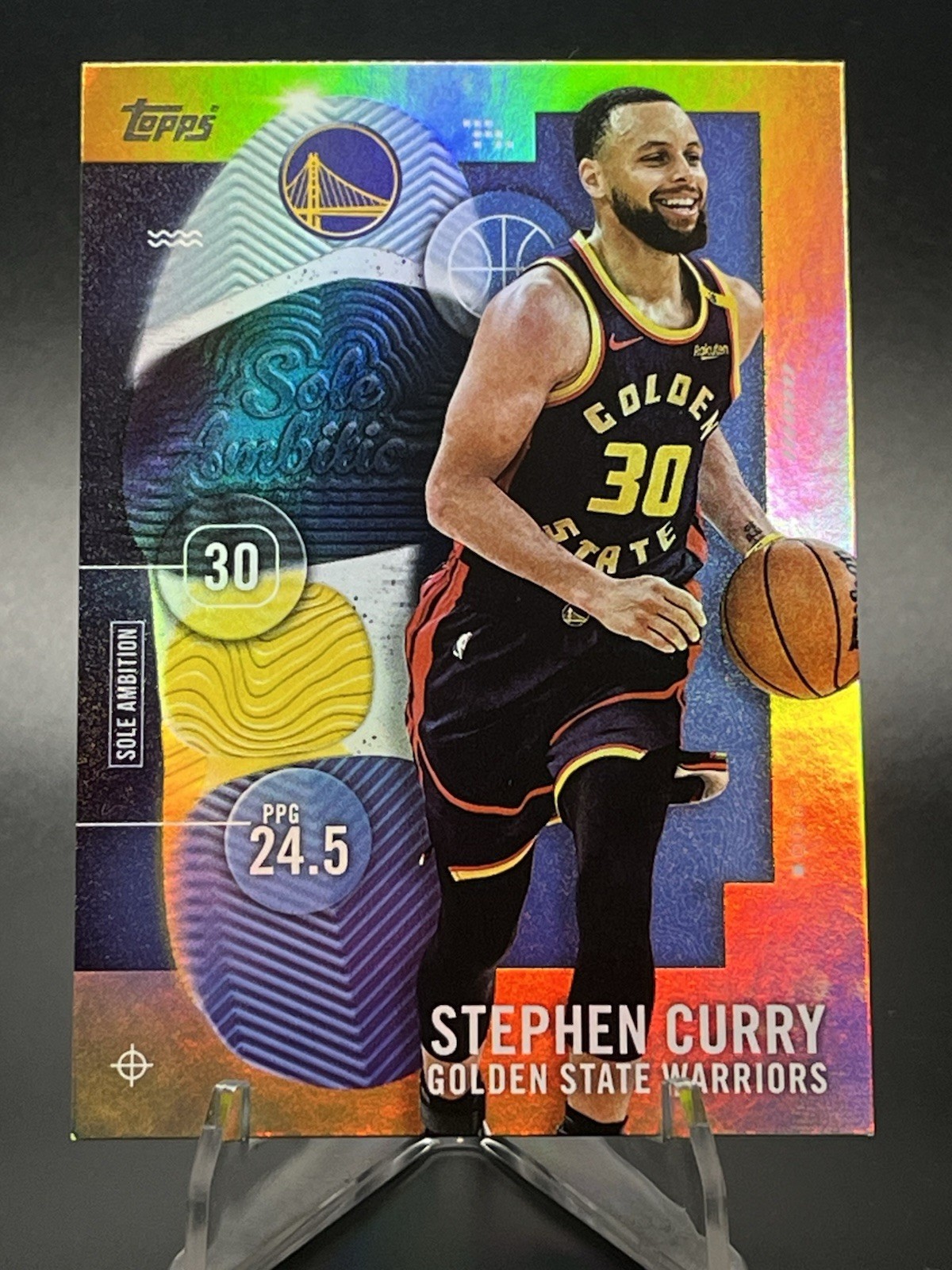 2025-26 Topps NBA Sole Ambition SA-3 Stephen Curry Case Hit Warriors READ DESC.