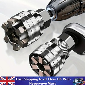Set de clé à socket réglable multi-fonctions Adaptateur de commande 3/8" pour Ratchet NEW