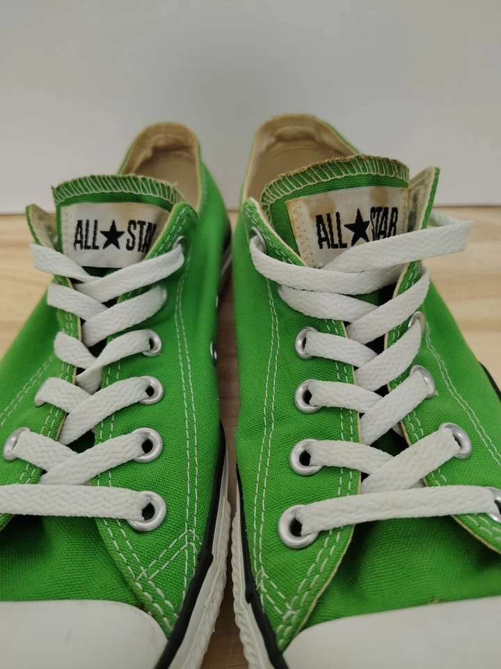 Tênis Converse Feminino 9 Masculino 7 Lona Verde Chuck Taylor All Star Top Baixo - Imagem 3 de 4