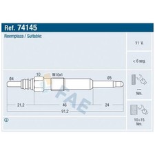 4x Glühkerze für Audi 80 B4 8C2 8C5 A3 8L1 A4 B5 8D2 8D5 B6 8E2 8E5 A6 | 23823