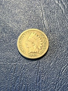 1863 Indian Cent Nice Civil War era