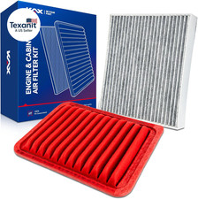 Engine  Cabin Air Filter Kit, Replacement for Toyota Corolla 2009-2019, Yaris 2