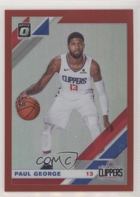2019-20 Panini Donruss Optic Red Prizm 23/99 Paul George #20 1v7